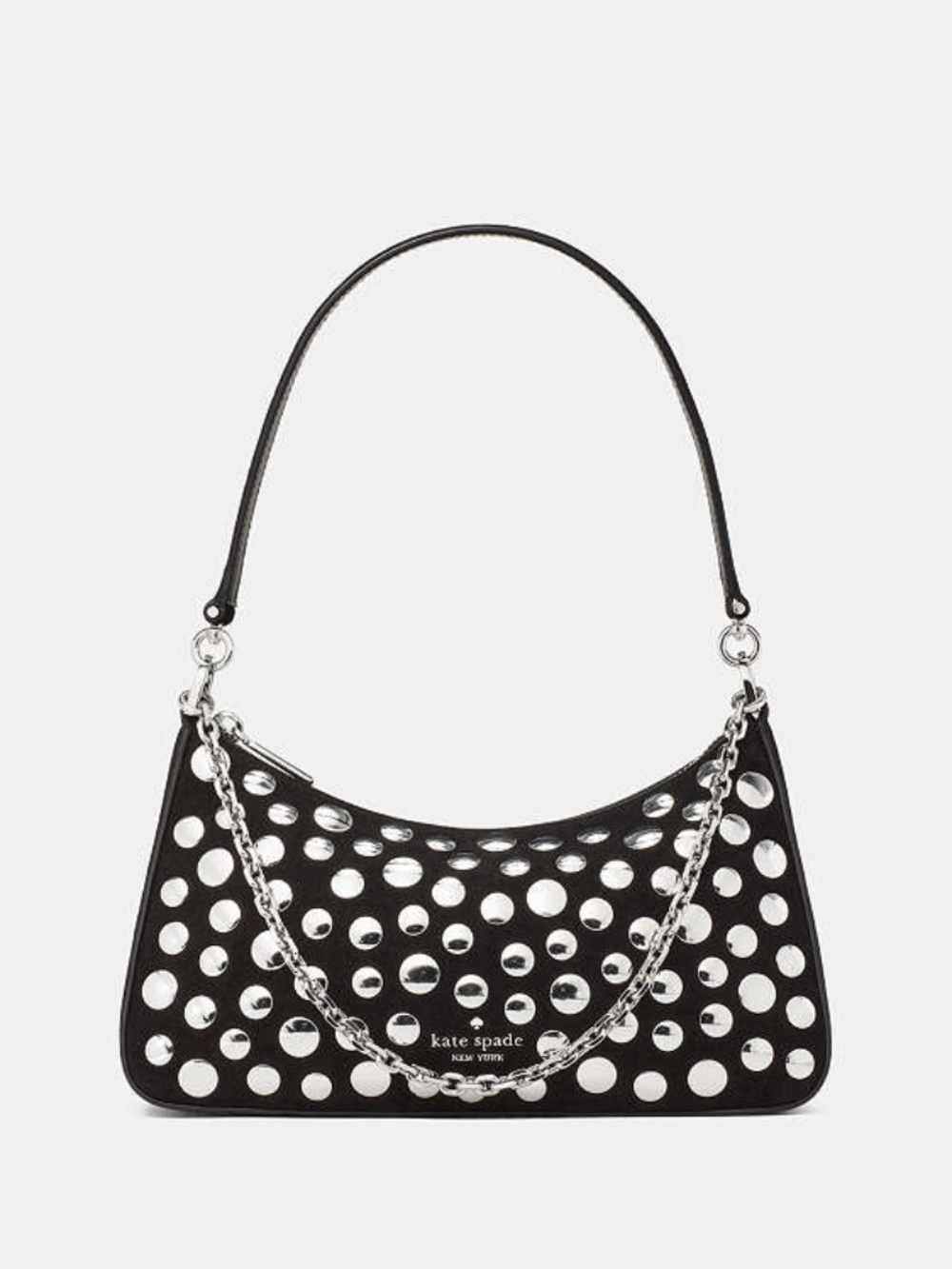 kate spade Margot Studded Shoulder Bag Black Multi